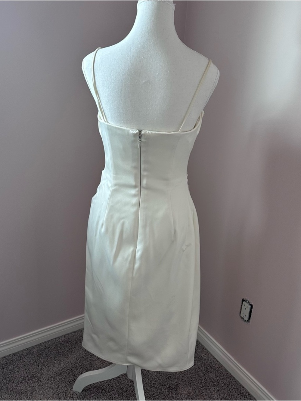 House of CB Anja Dress - Ivory Satin Corset Dress - Picture 3 of 9